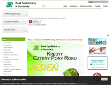 Tablet Screenshot of bsstaszow.pl
